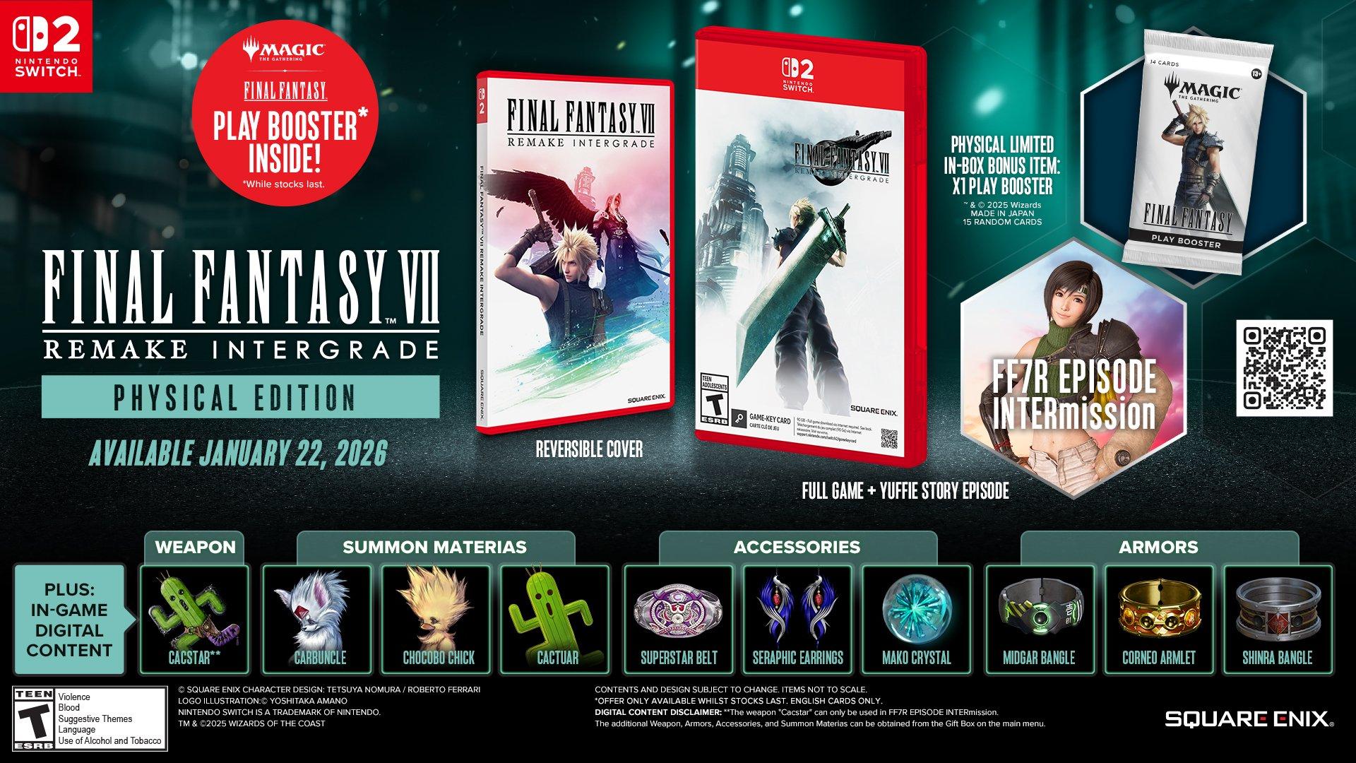 FINAL FANTASY VII REMAKE INTERGRADE - Nintendo Switch 2 - Pre